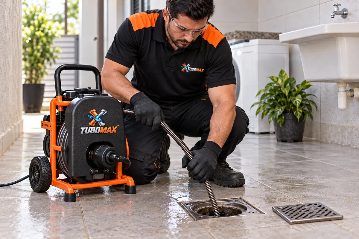 Desentupidor de ralo TuboMax Desentupidor de ralo residencial TuboMax